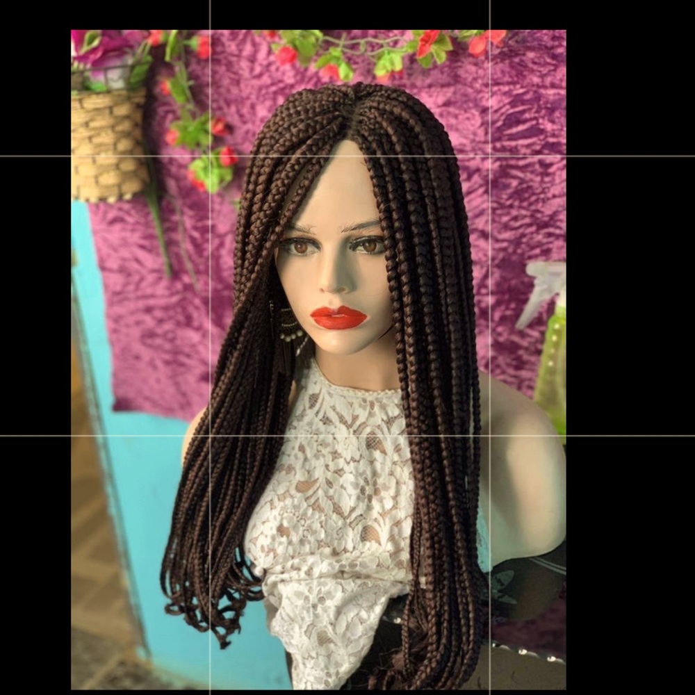 Box braid wig